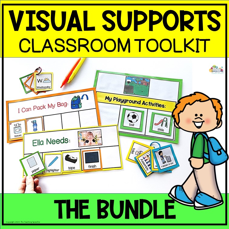 Visual Supports Schedules Classroom Toolkit Bundle Autism And Special
